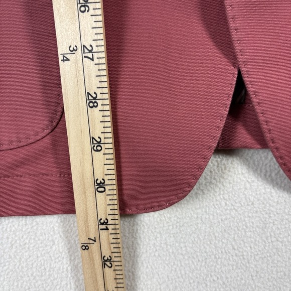 Flynt Mens Blazer Jacket Sz 42R Sport‎ Coat Bueller Salmon Stretch Cotton Preppy - Picture 6 of 8